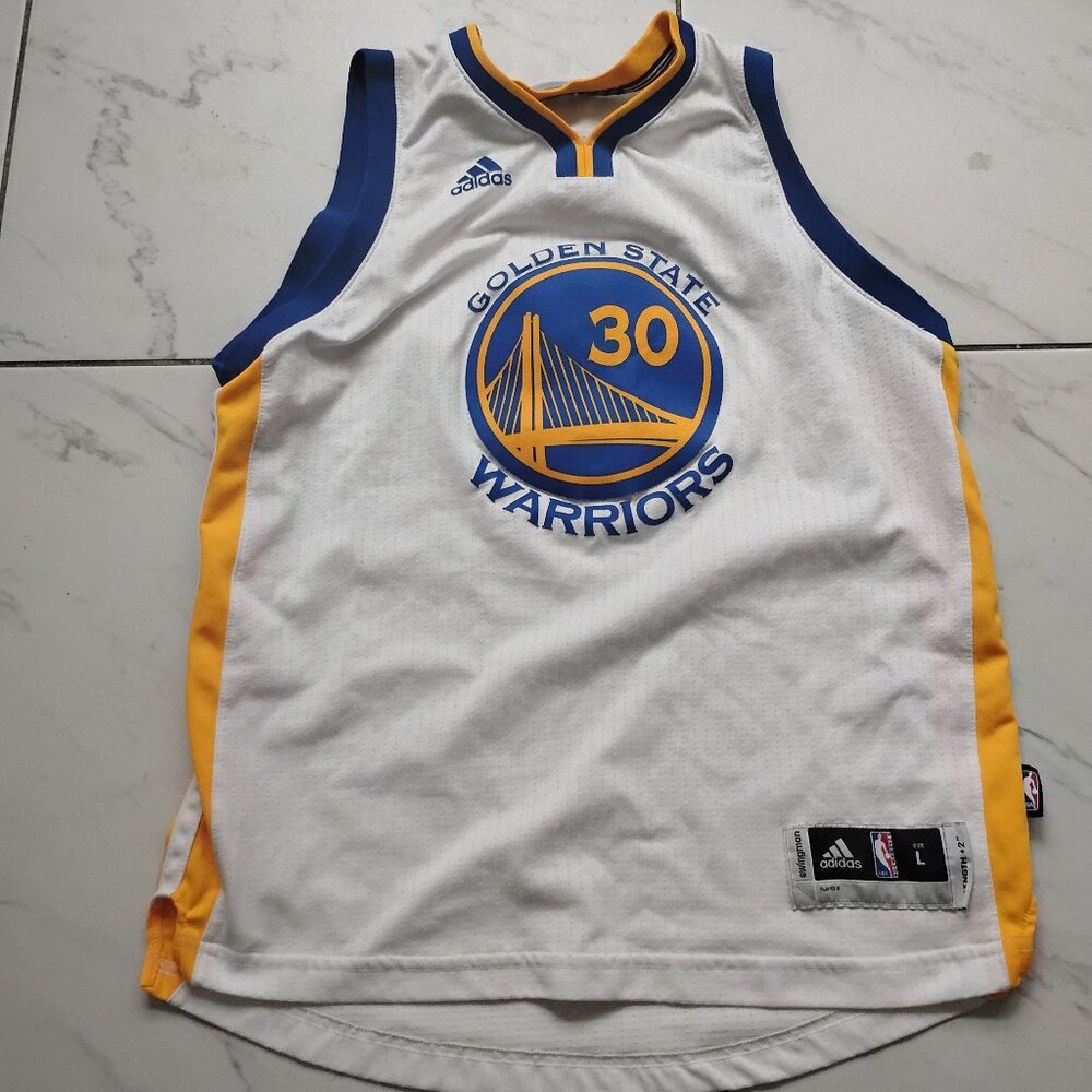 Golden State warriors Kids Basketball Jersey Size Large Steph Curry